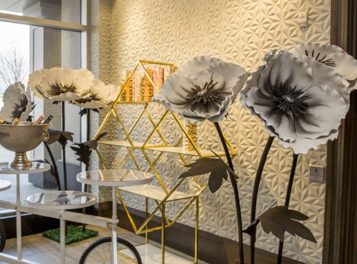 large flower 3d foam