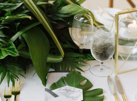 green floral decor for wedding (1)