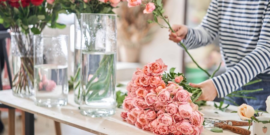 Modern event styling in South Florida