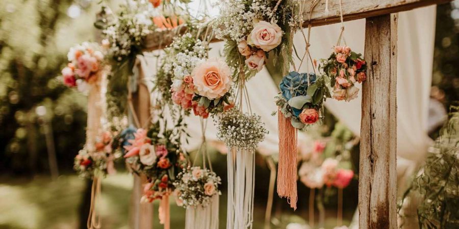 Miami wedding floral decor
