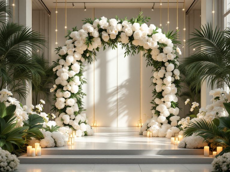 Luxury event decor setup in South Florida